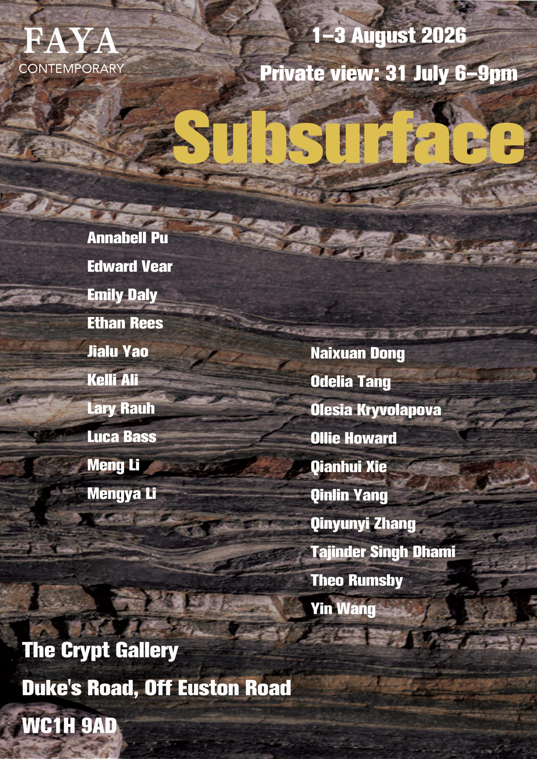 Subsurface poster name